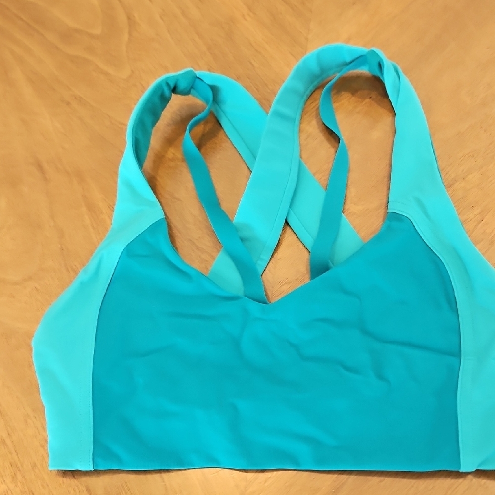 Lululemon Athletica Teal Sports Bra